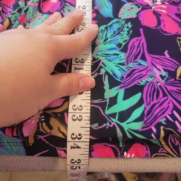 Pappagallo Floral Colorful Midi Dress Tunic Size Small - Picture 6 of 8